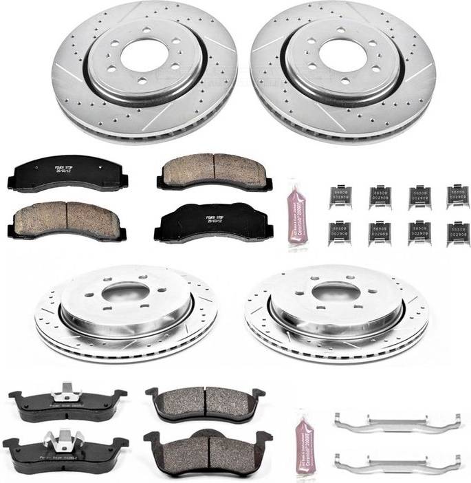 Brake kit Power Stop Z23 Evolution Sport Front Rear Brake Kit