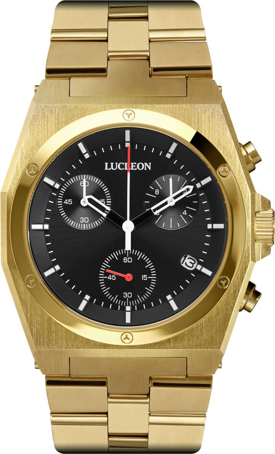 Lucléon Lerrick Ray Rostfritt Stål Chronograph Klocka