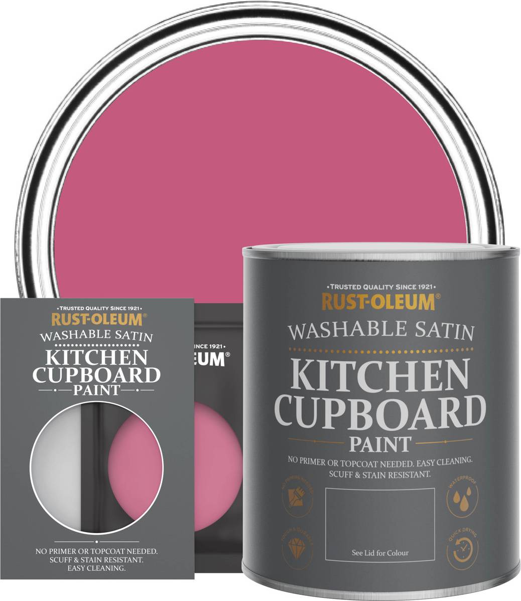 Rust-Oleum Raspberry Ripple Satin Kitchen Cupboard 750Ml 0.75L