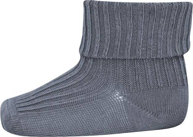 MP Ull Rib Baby Strumpor - Stone Blue