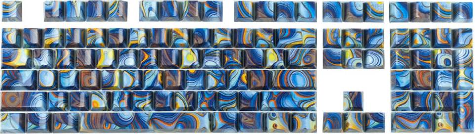 Greenzech 108 Keys Colorful Starry Sky Keycap