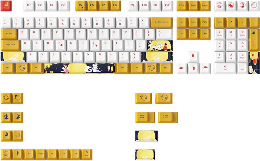 Greenzech Keys Cute Rabbit Keycap Profile