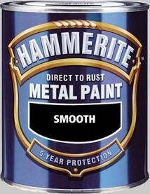 Hammerite Smooth Direct To Rust Frosted Metal Paint