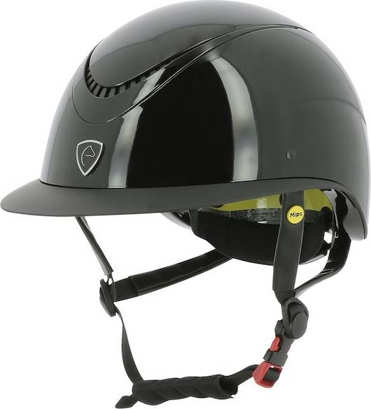 Equitheme Wings Ridehjelm m. Mips /Sort Glossy