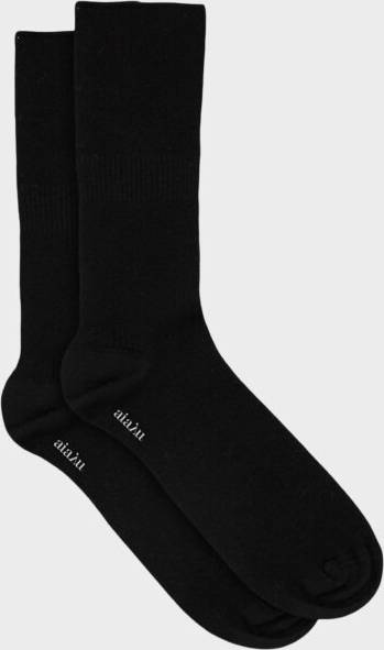 Cotton Rib Socks Black