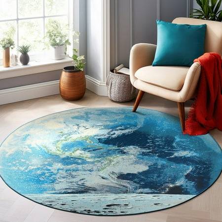 World Rug Gallery Collection Adventure Moon Blue
