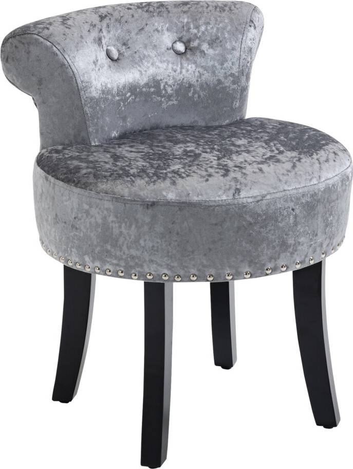 Homcom Ice Velvet Dressing Table Stool