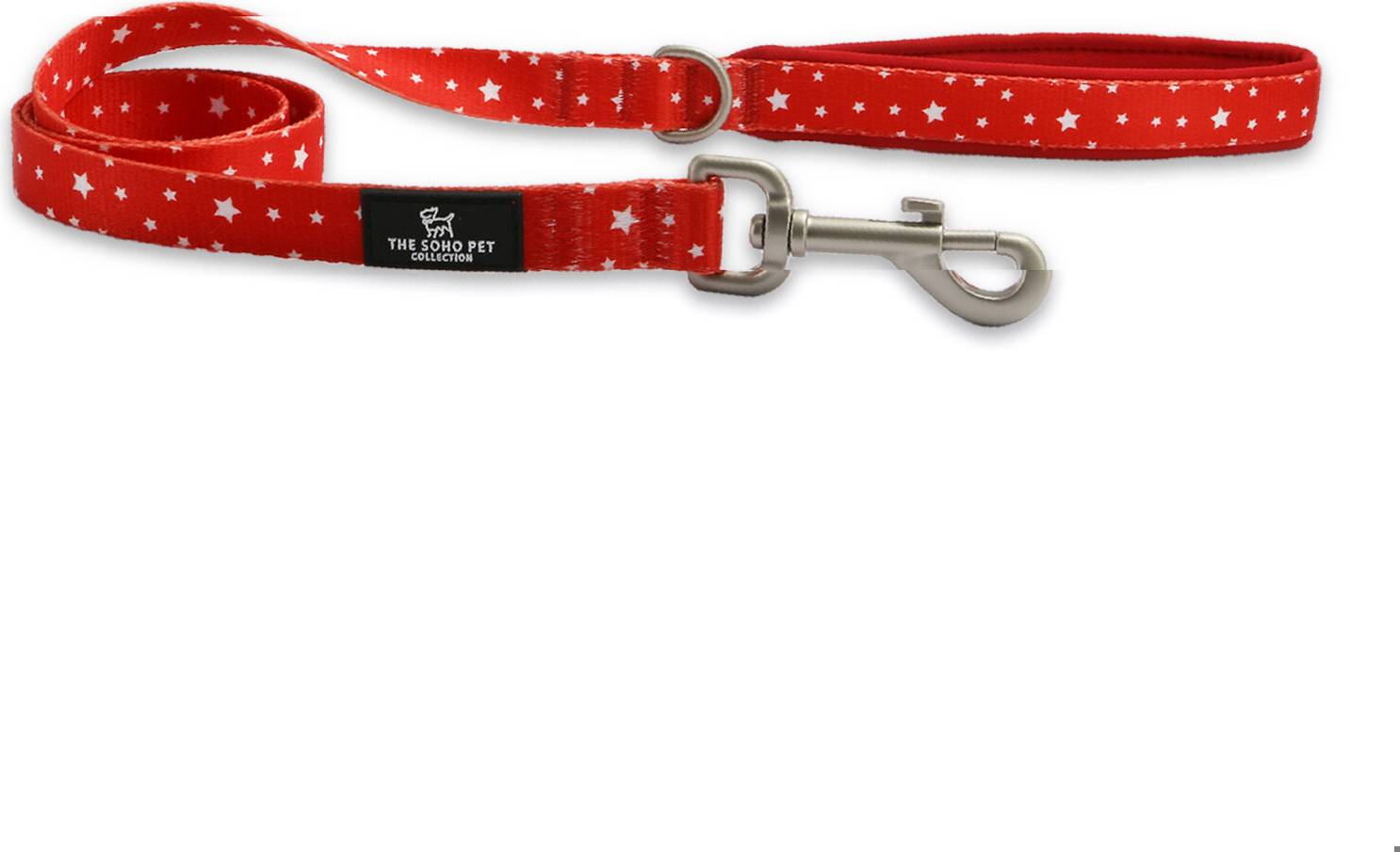 Ancol Star Patterned Lead Red
