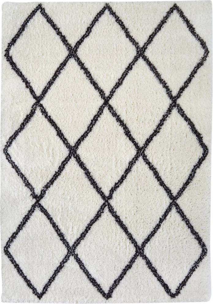 Modern Style Rugs The Homemaker Collection Snug Shaggy White cm