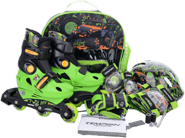 Rulleskøjter 30 33 Tempish Racer Baby Inliners Komplet Sæt