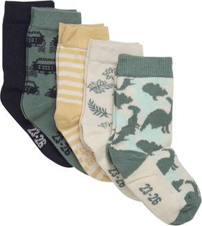 Minymo Socks W Pattern - Green