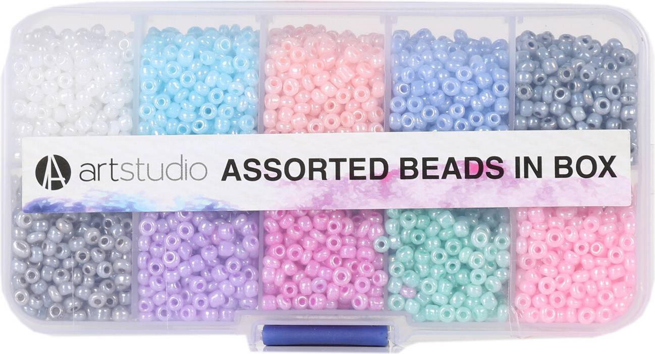 Assorted Beads in Box
