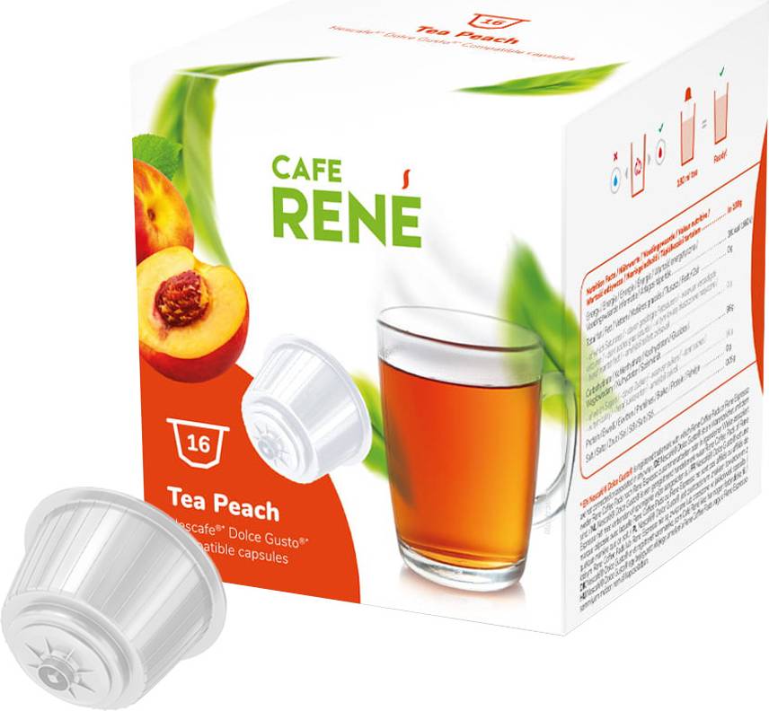 Café René Peach Tea for Gusto.