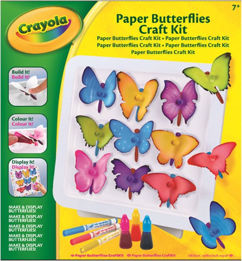 Crayola Paper Butterfly Craft Kit