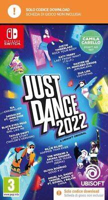 Just dance switch Ubisoft Just Dance 2022 Code In Box Switch