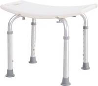 Homcom Portable Non-Slip Bathroom Stool