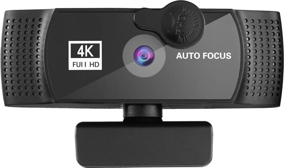 HGO 2K PC Webcam With Microphone 2K Full HD Widescreen Computer Game Video Work WebCamera