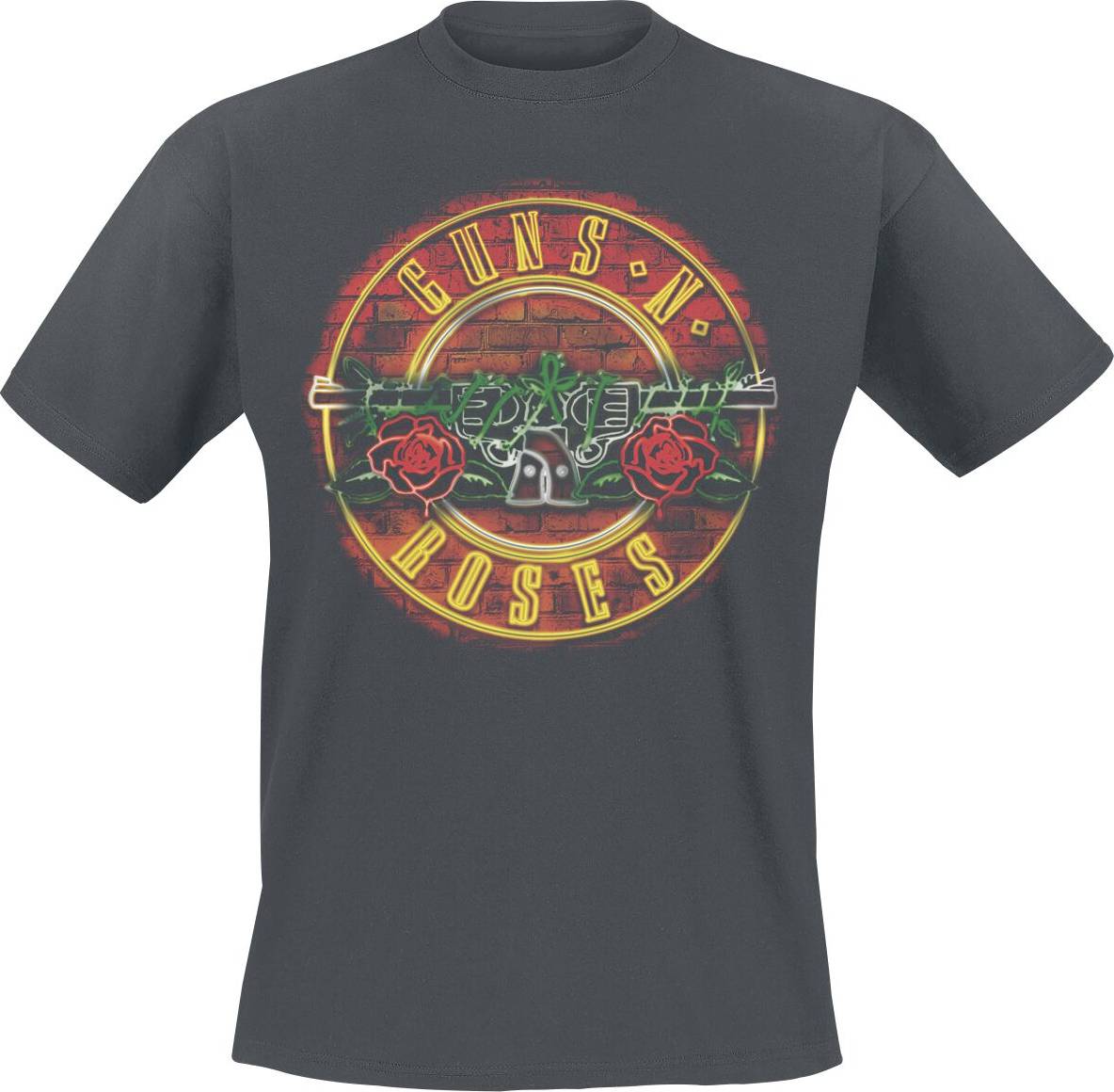 Guns N' Roses Neon Sign Tee Black