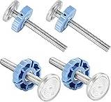 4 Pack Pressure Mounted Baby Gates Spindle Rods