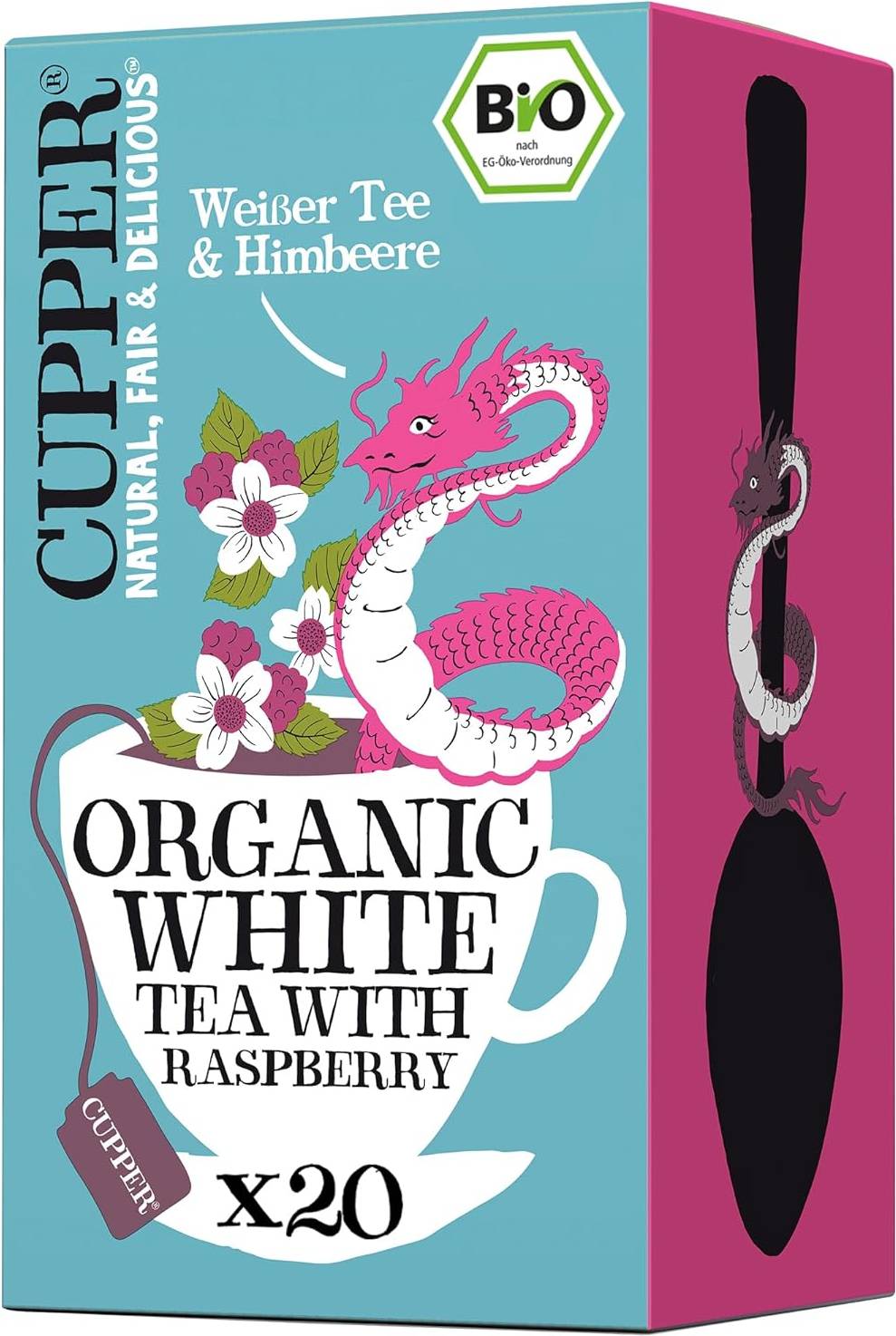 Cupper Organic White Tea with Raspberry 34g 20pcs