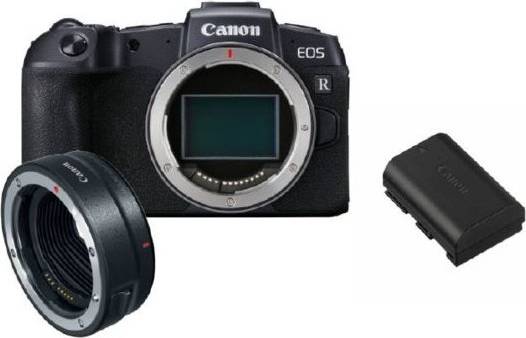 Canon mount adapter ef eos r Canon EOS R Black + EF-EOS R Mount Adapter + LP-E6N Battery
