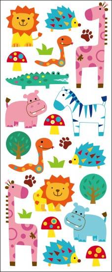 Tinka Roliga Djur Stickers