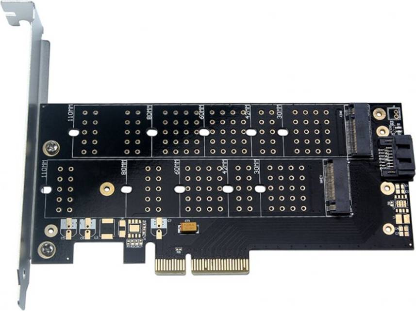 Keshen Protocol Adapter Card 110mmM_Key Plus Dual Adapter Card black