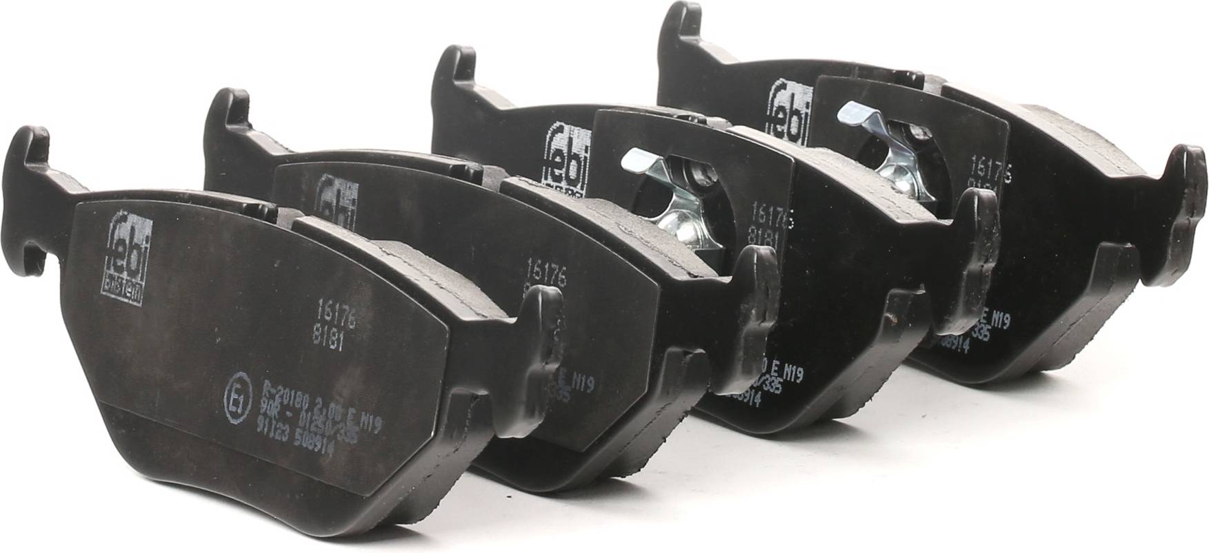 FEBI BILSTEIN Brake Pad Set 16176 Rear Axle