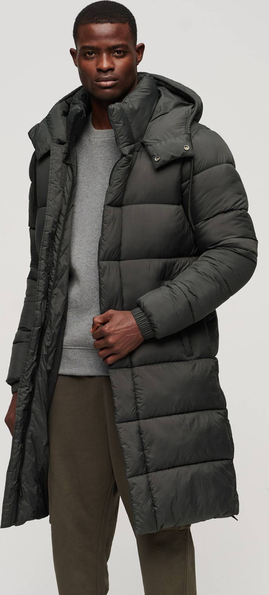 Mens puffer jackets Superdry Ripstop Longline Puffer Jacket