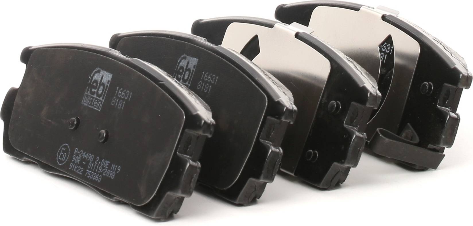 FEBI BILSTEIN Brake Pad Set 16631 Rear Axle
