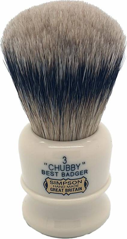 Chubby 3 Rakborste Best Badger vit