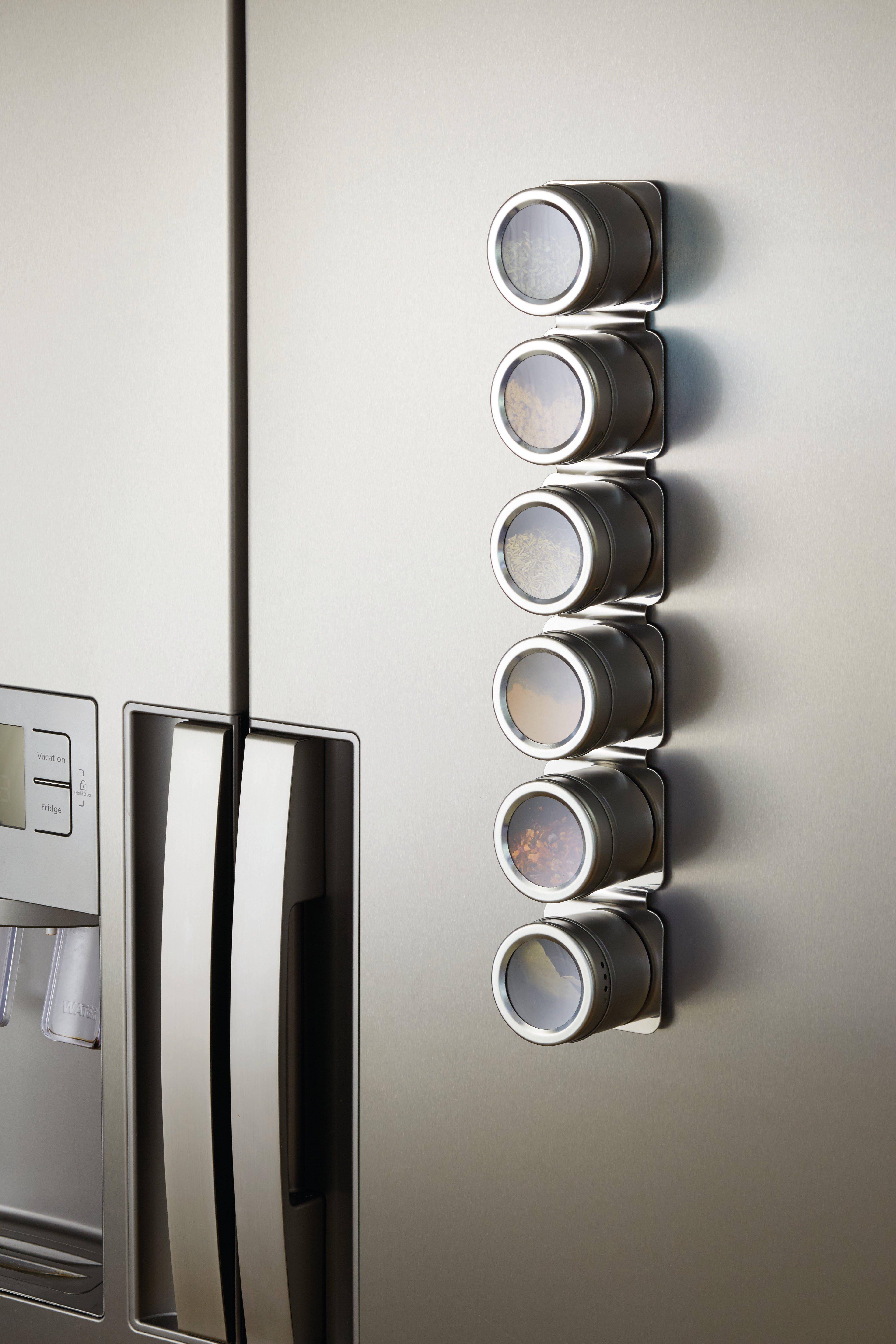 Kitchen Craft 6 Jar Magnetic Spice Rack