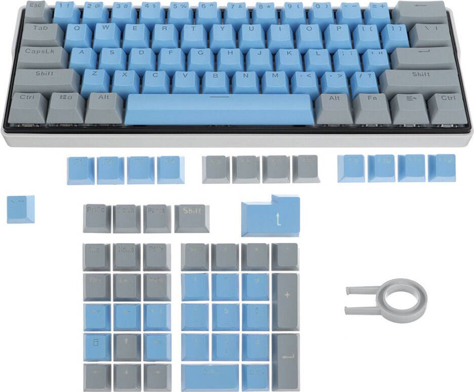 Greenzech Blue & 111 Keys Color Matching Keycap Profile Translucent Keycaps Keyboards