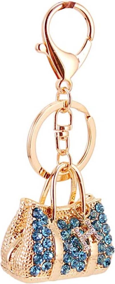 GOPatriot Memory Rhinestone Keychain Cute Handbag Decoration Car Key Decoration