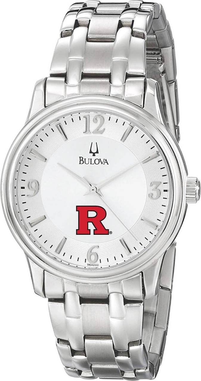 Bulova Silver Rutgers Scarlet Knights