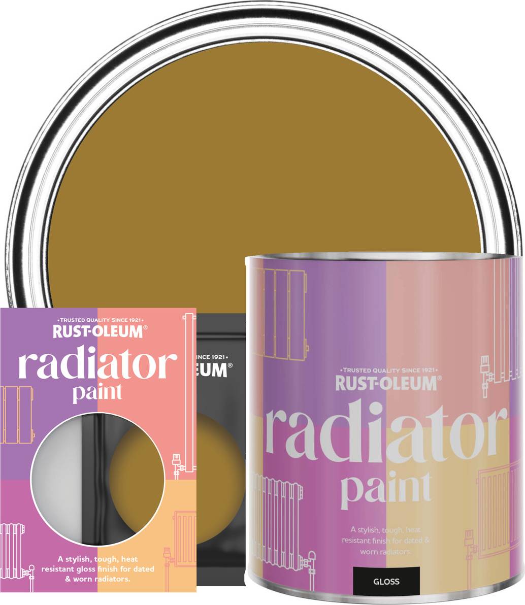 Rust-Oleum Radiator Paint, Gloss Finish Harvest Radiator Paint 0.75L