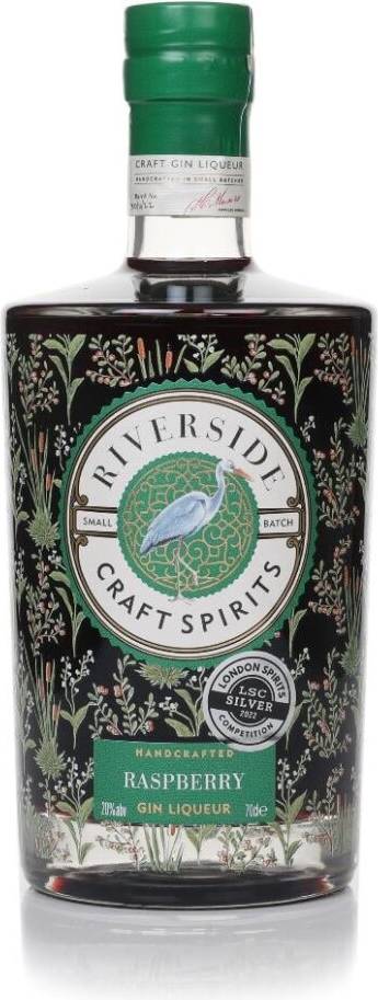 Riverside Raspberry Gin Liqueur 70cl 20%