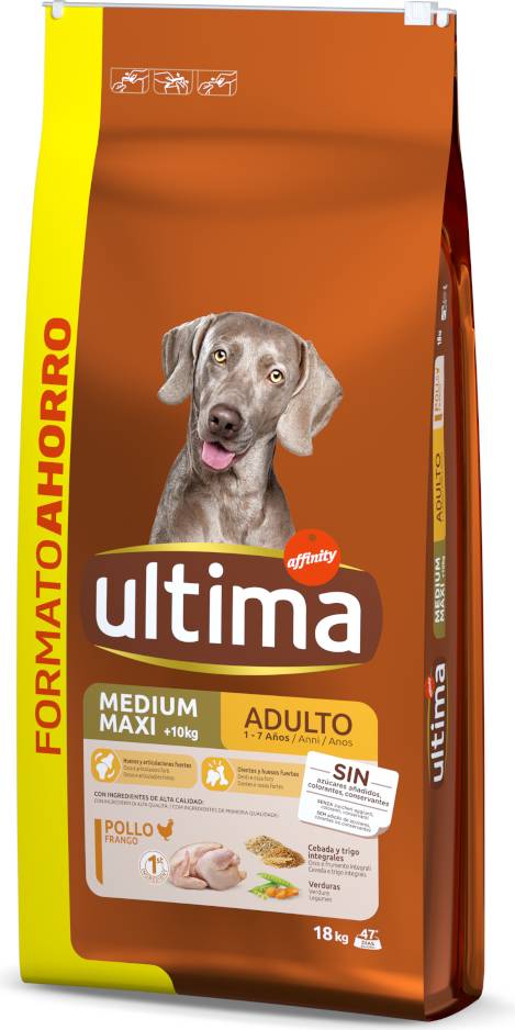 Ultima Ultima Medium/Maxi Adult Chicken & Rice 18