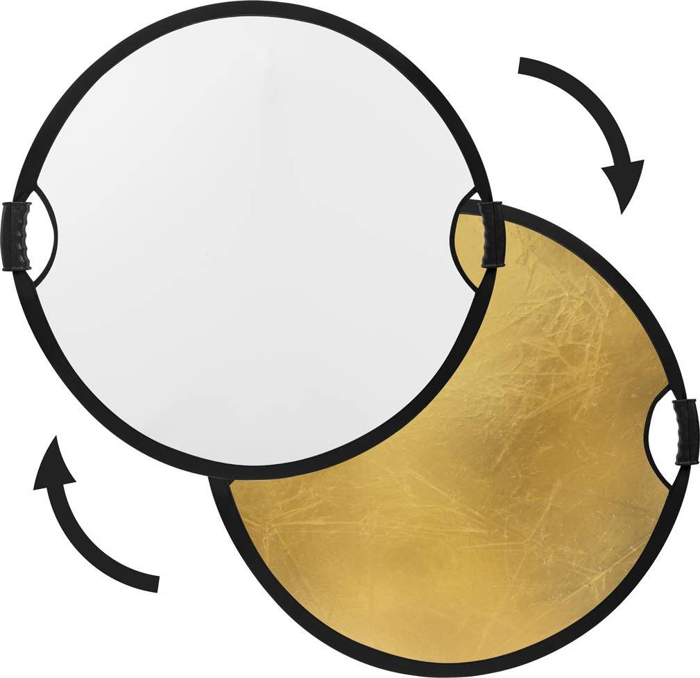 Circular Collapsible Reflector with Handles