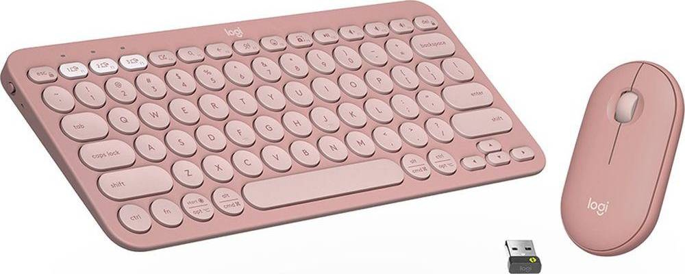 Logitech pebble 2 Logitech Pebble 2 Combo Wireless Keyboard Mouse Rose
