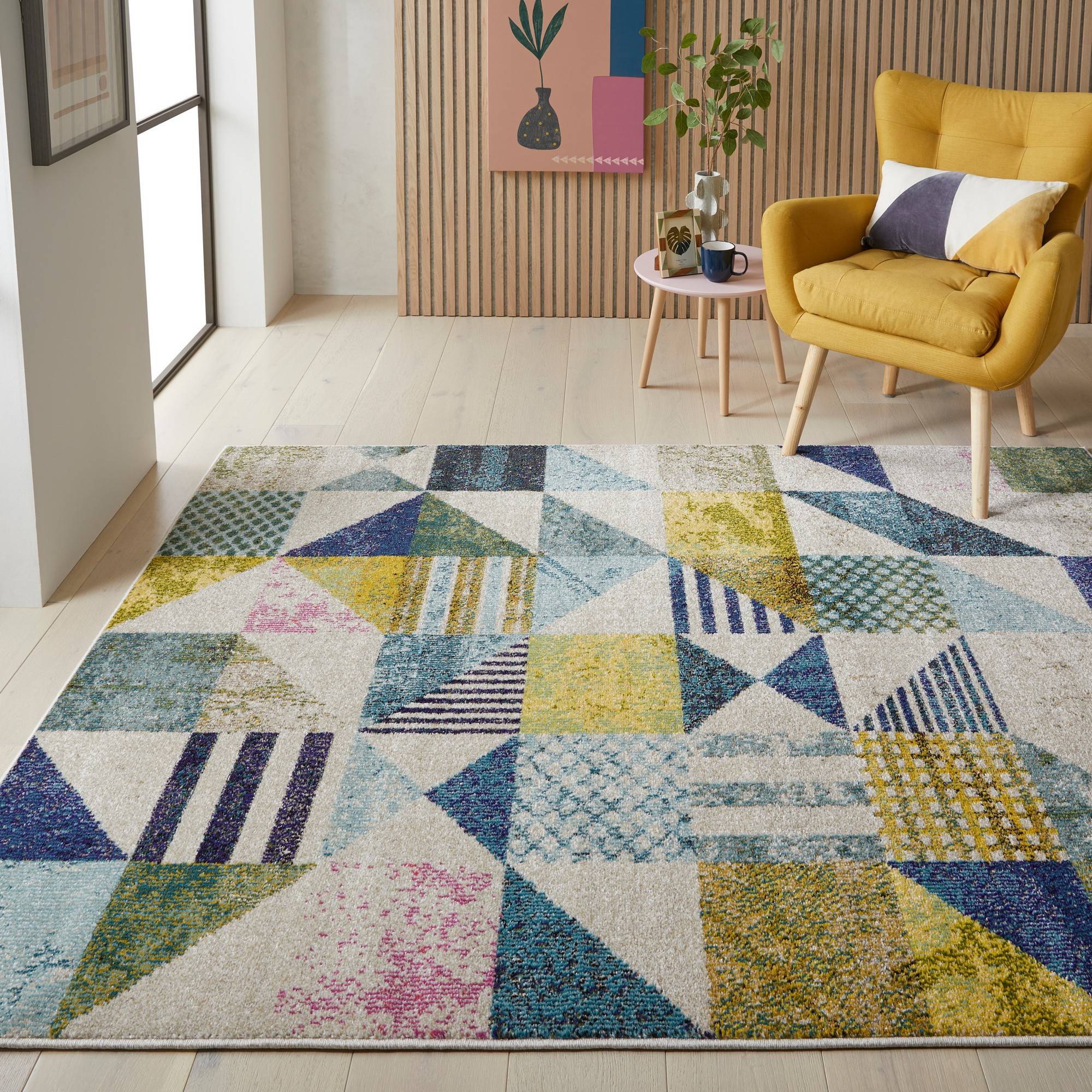 Concept Looms Carnaval CAR101 Geometric Rug Multicolour