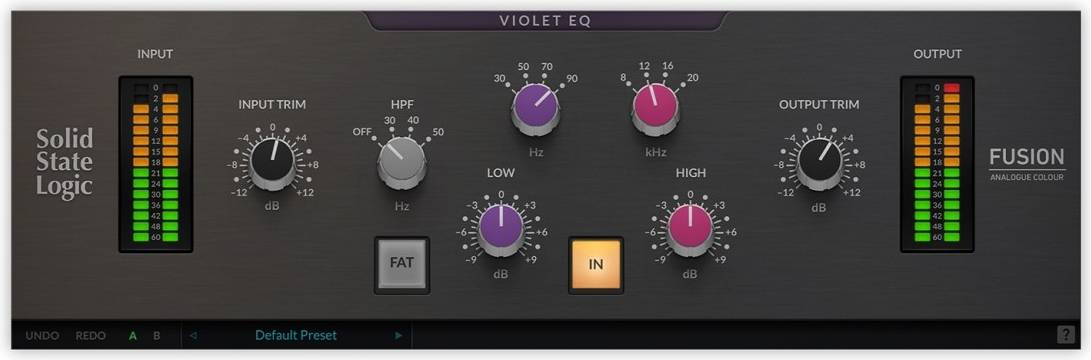 Solid State Logic SSL Fusion Violet EQ