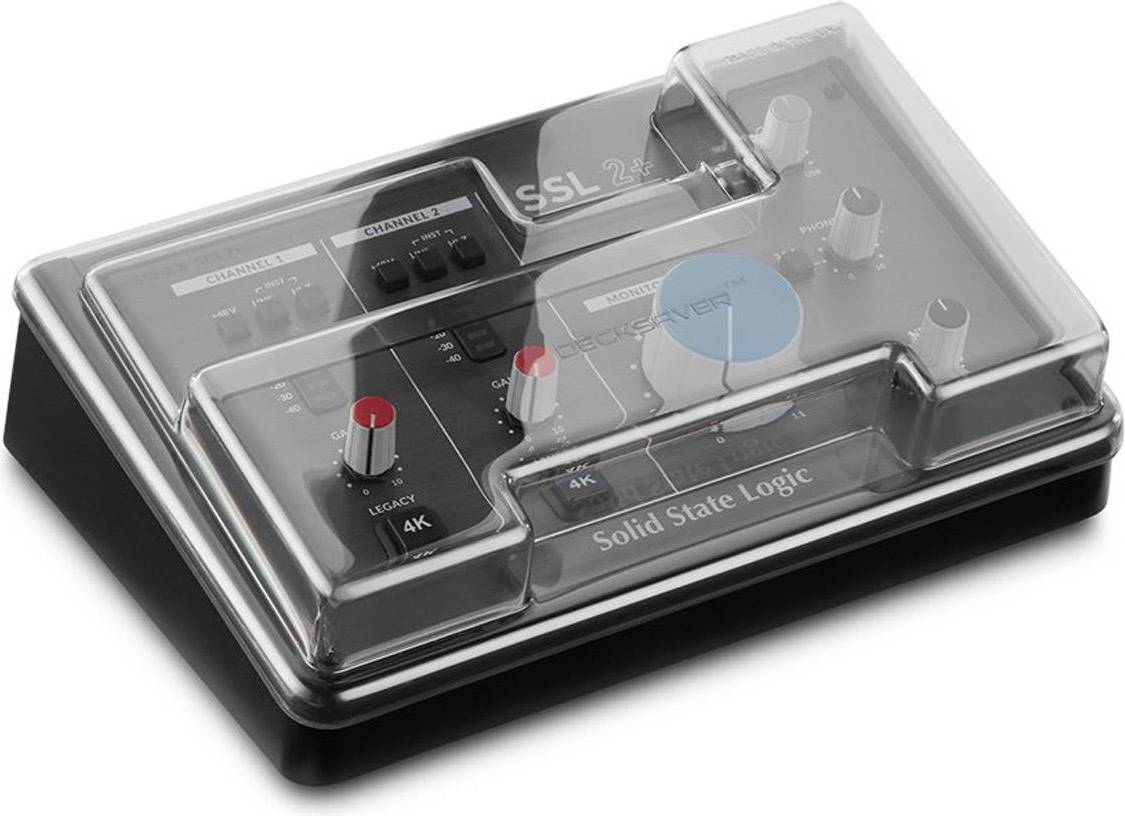 Cover for Solid State Logic SSL 2/SSL 2+ Audio Interface, Smoked Clear