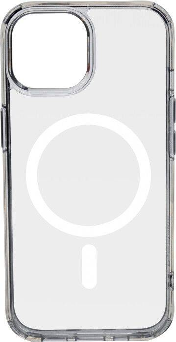 Pomologic Covercase Rugged with MagSafe iPhone 15 Transparent
