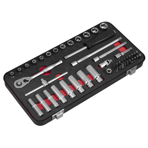 Sealey Socket Set 49pc Tool Kit