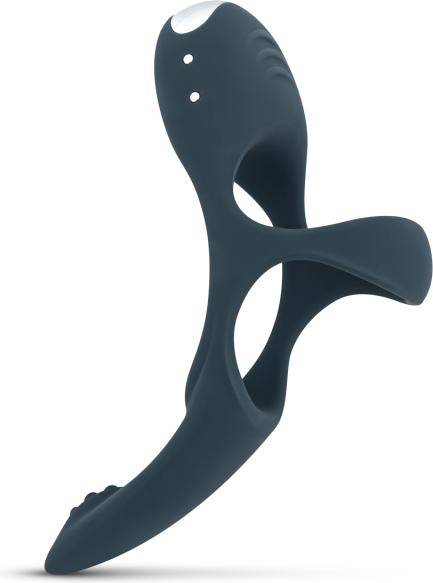 Triple Cockring Blue