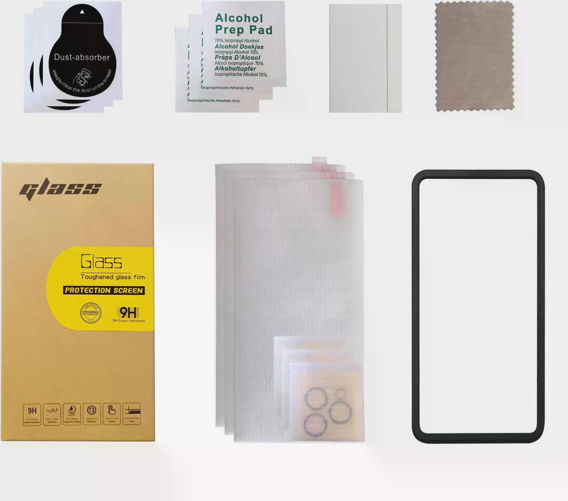 INF 3-Pack Phone Screen Protector Camera Lens