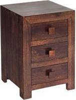 IH Design Loft Solid Mango 3 Bedside Table