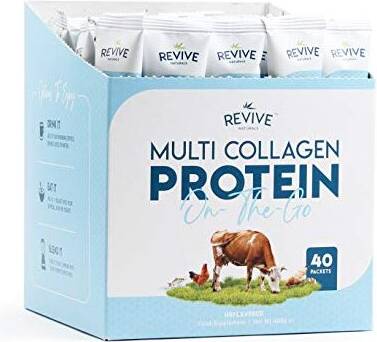 Revive Multi Collagen Protein Powder Packets