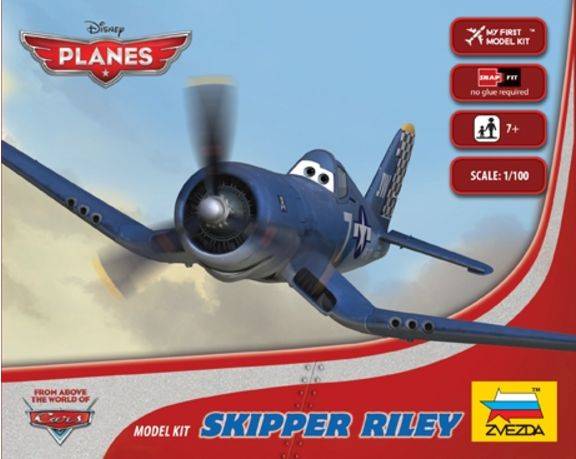 Andet Disney Planes Skipper Riley Plastic Model Kit